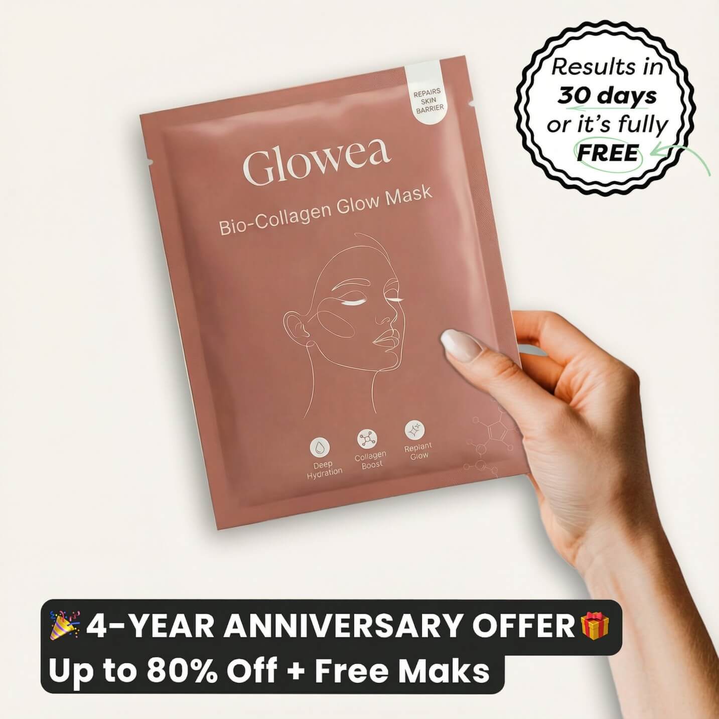 Glowea™ Collagen Glow Masks