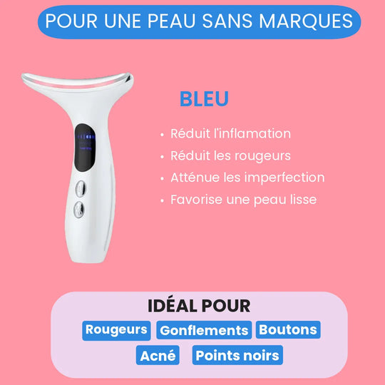LUMIA: Le soin du visage 4-en-1 par luminothérapie (rides, rougeurs et marques)